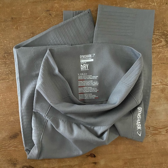SOLD Gymshark Original Seamless Leggings Grey Sz S - Picture 4 of 5